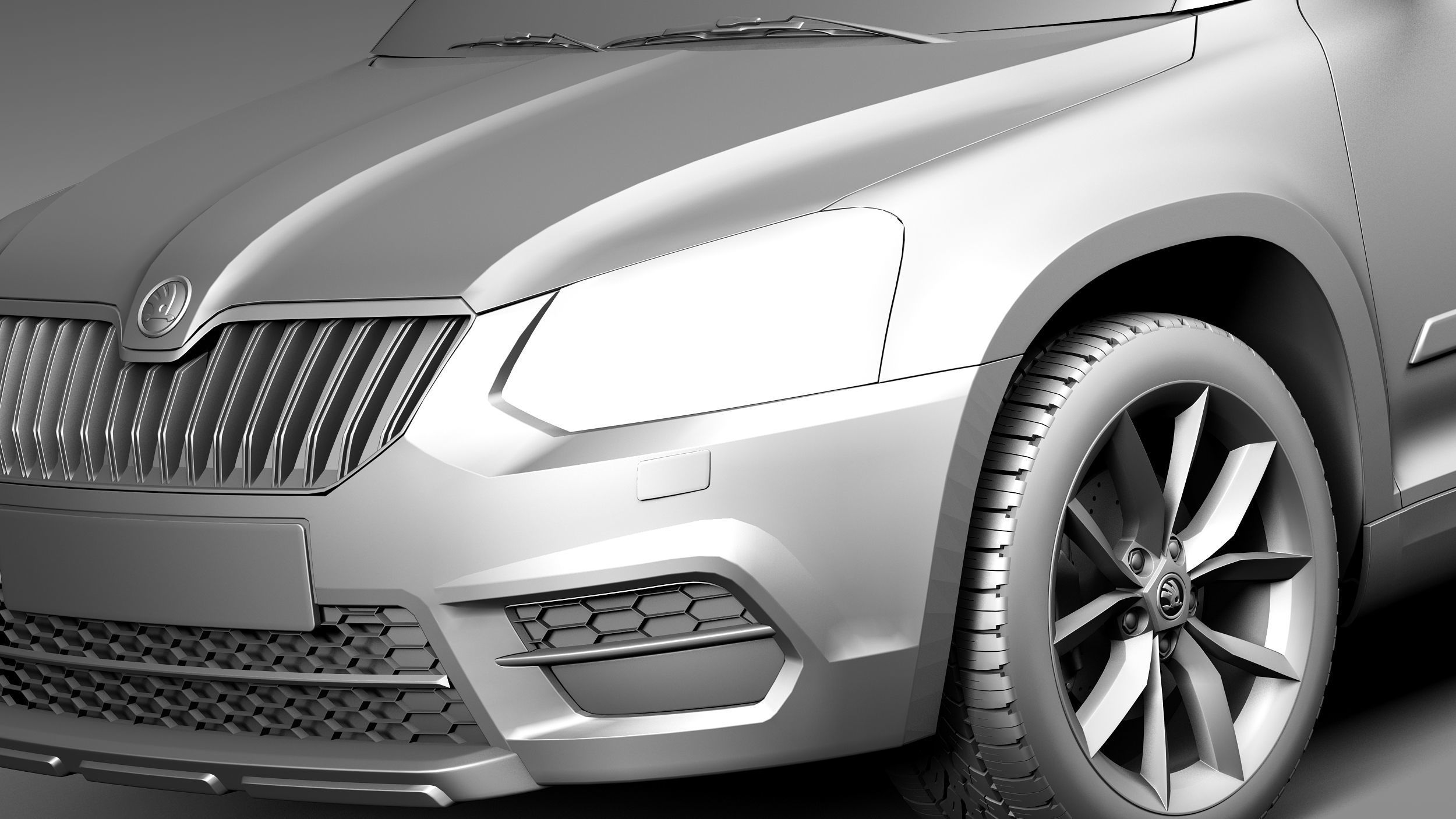 Skoda Yeti 2014 3D model_10