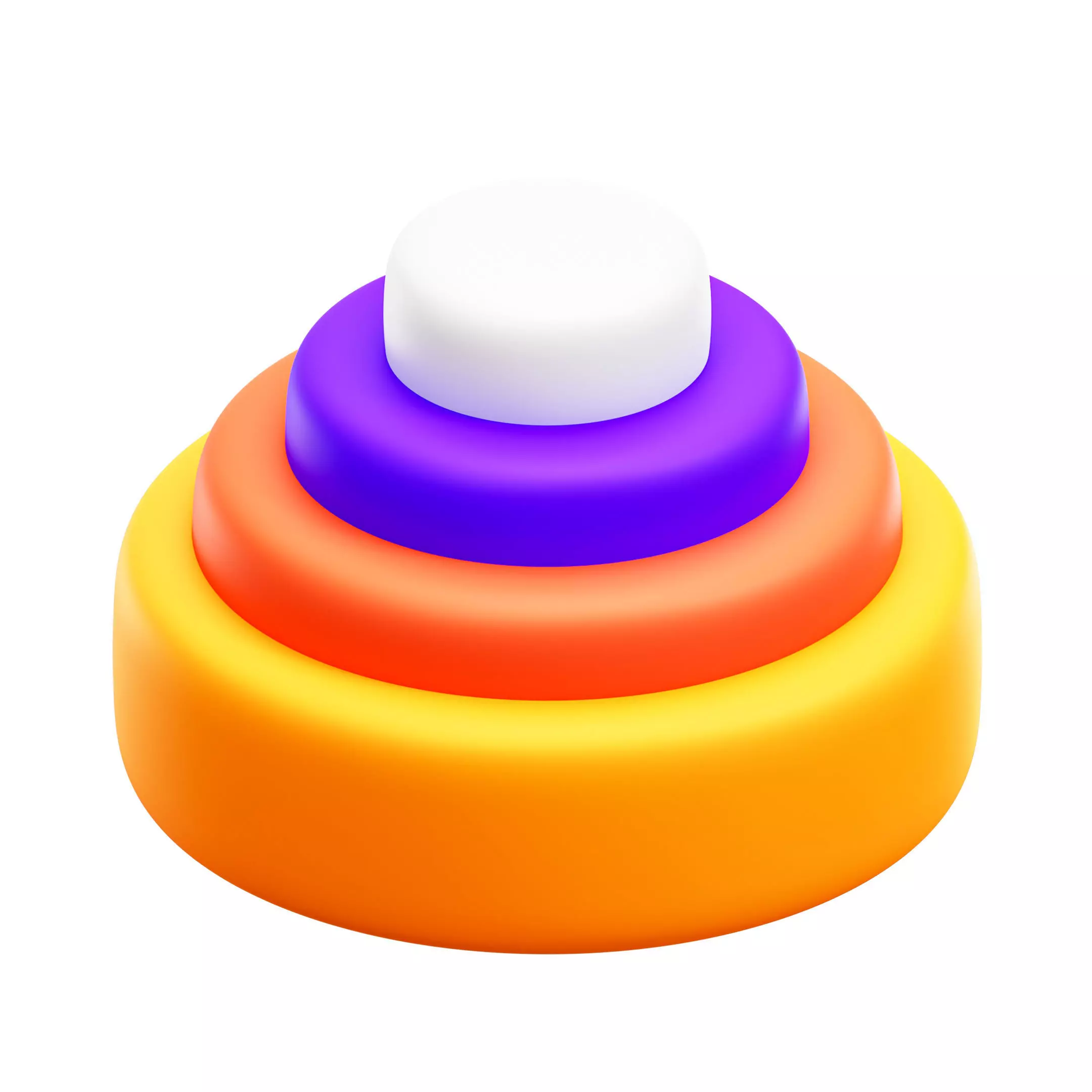 Ring Graph Low-poly 3D model_0