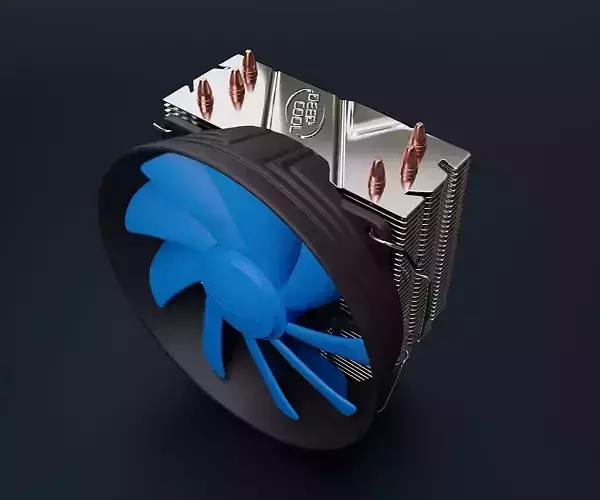 CPU cooler GammaX 300 3D model