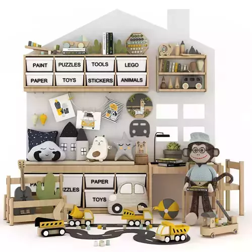 toys and furniture set 