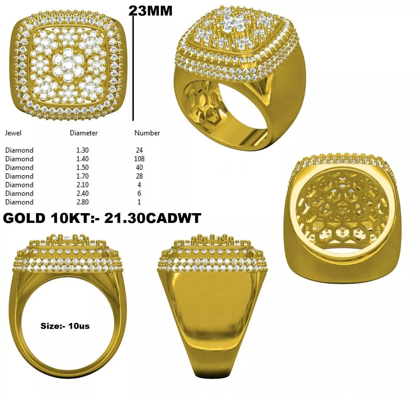 Men Ring 3D print model_0