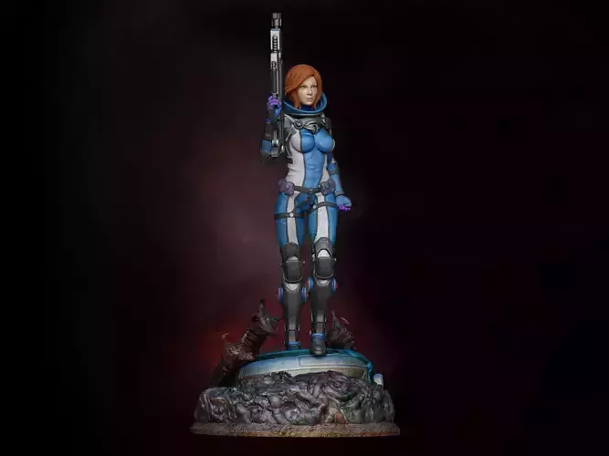 SPACE WARRIOR 3D print model
