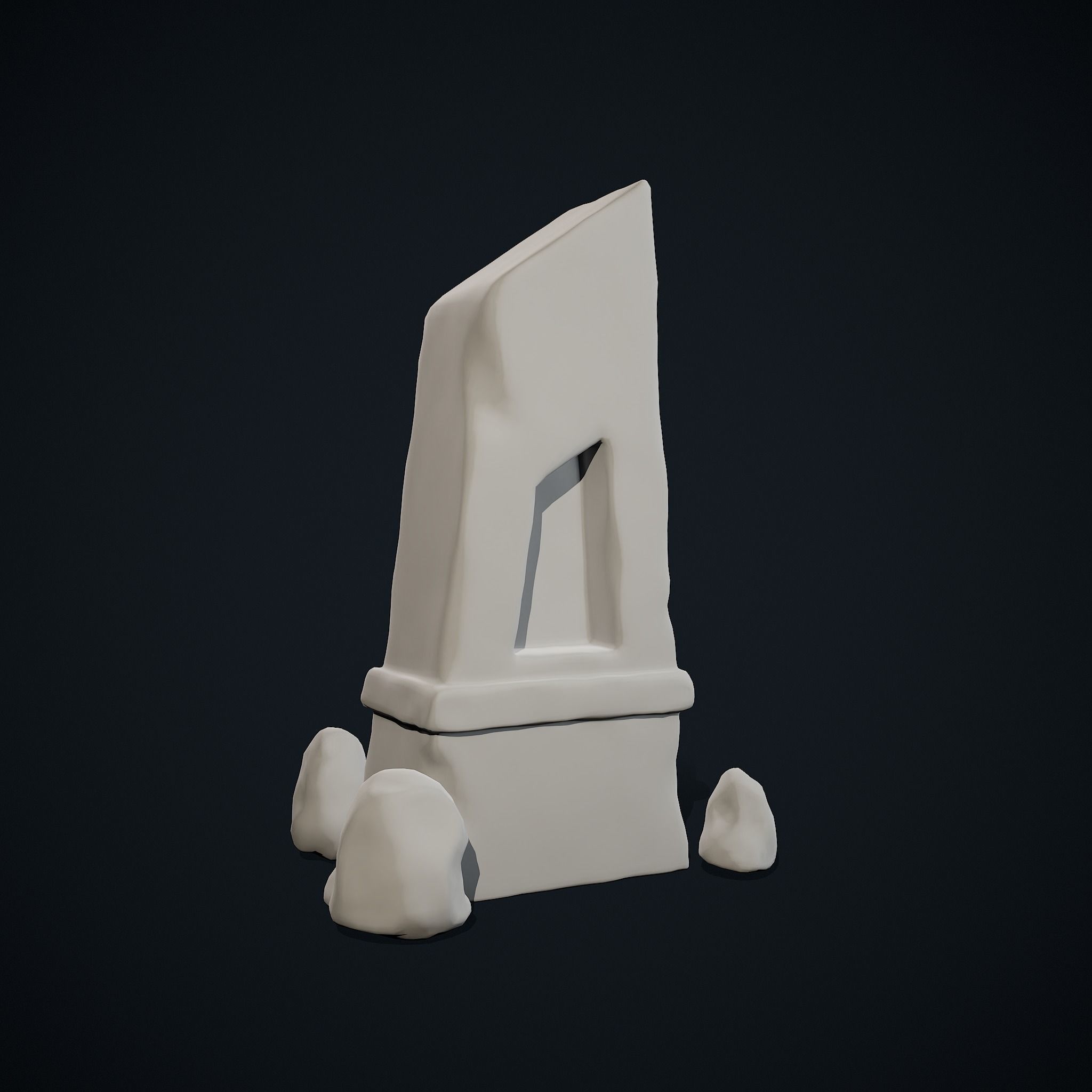 Obelisk 3D Environment Model Low-poly 3D model_8