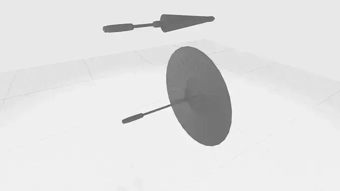 Chinese Umbrella 3D Model