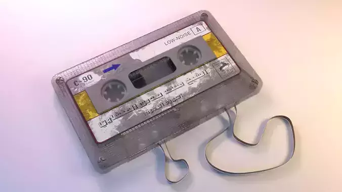 Vintage Cassette 3D Model