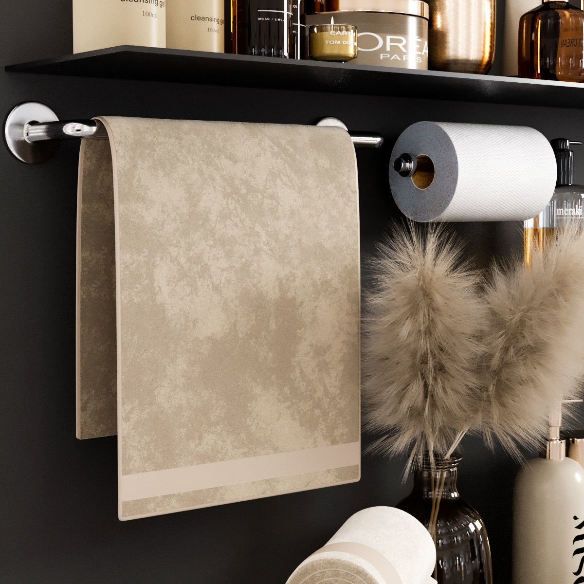 Bathroom Accessories 07 3D model_3