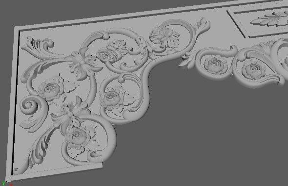 dekor ornament 3D model_3