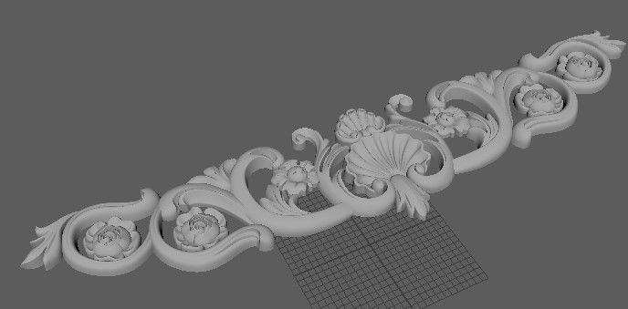 dekor ornament 3D model_3