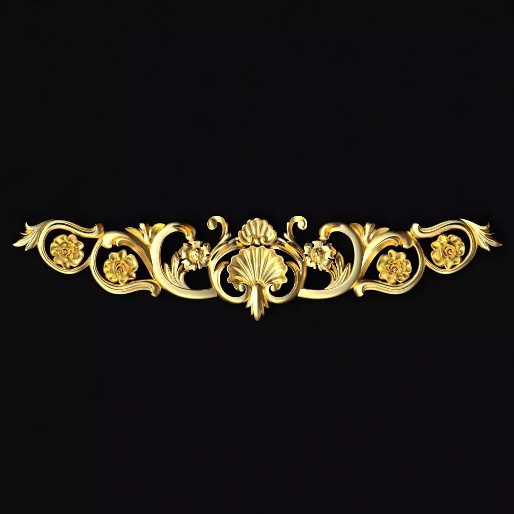 dekor ornament 3D model_0