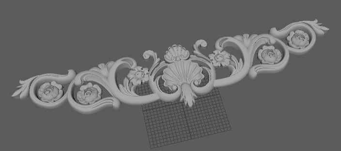 dekor ornament 3D model_2