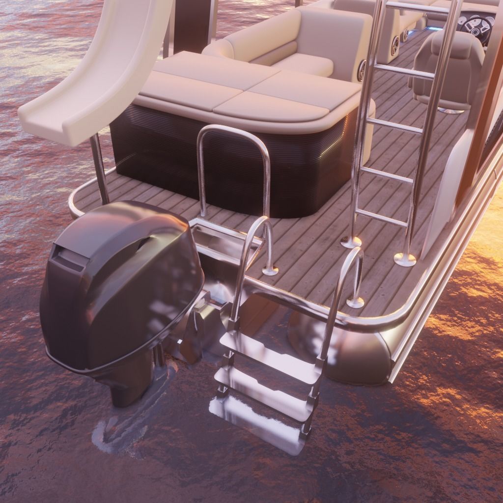 Avalon Catalina Funship 3D model_7