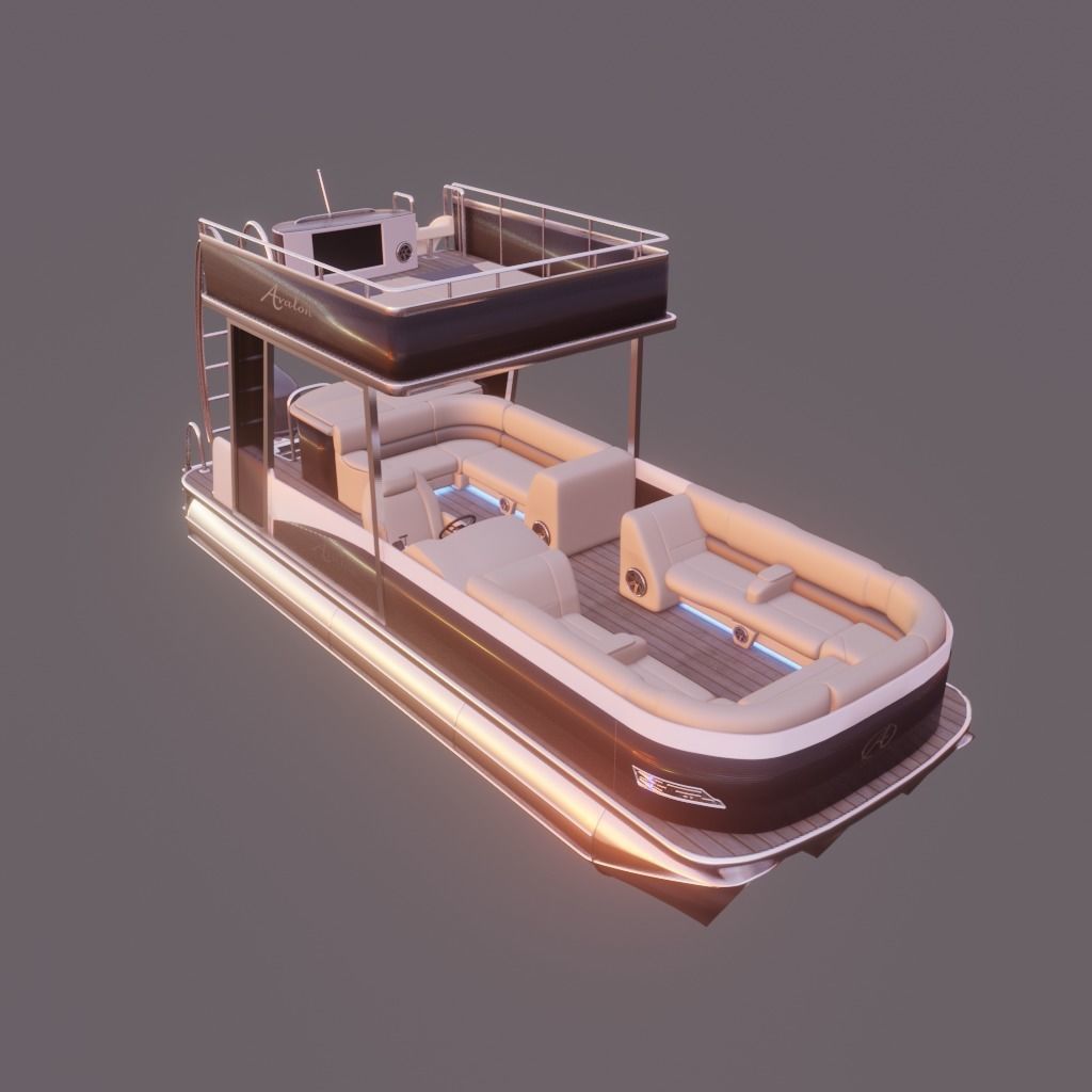 Avalon Catalina Funship 3D model_2