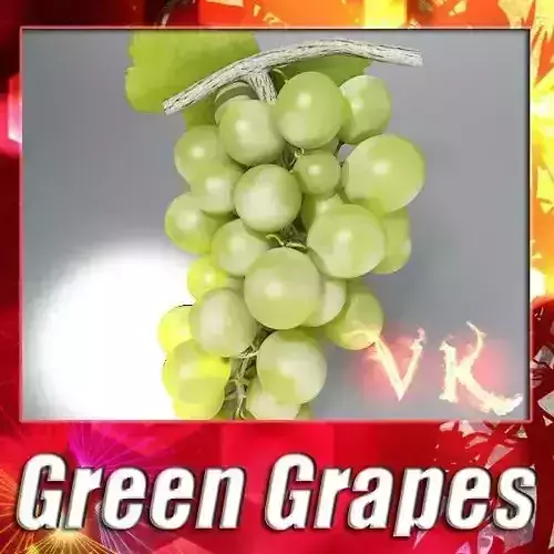 Green Grapes High Detail