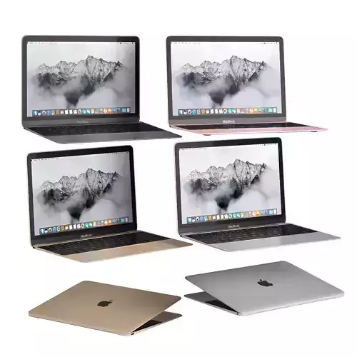 notebook four different apple macbooks