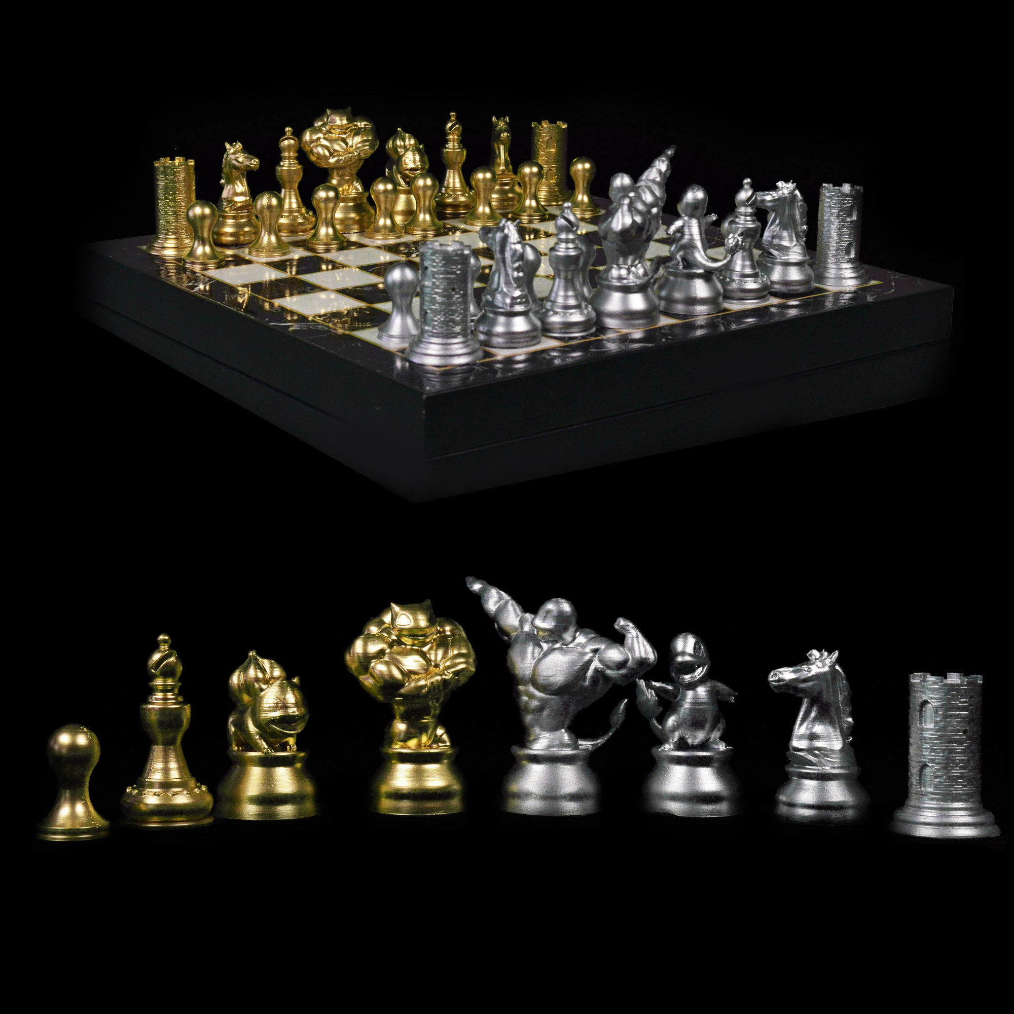 Pokemon Chess Set - 6 Chess Pieces 3D print model_4
