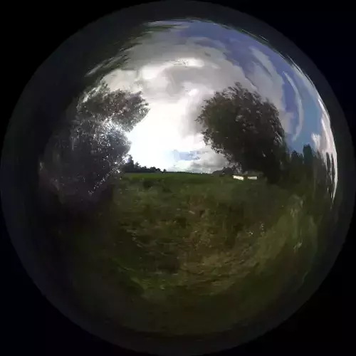 Countryside partly cloudy HDRi Texture