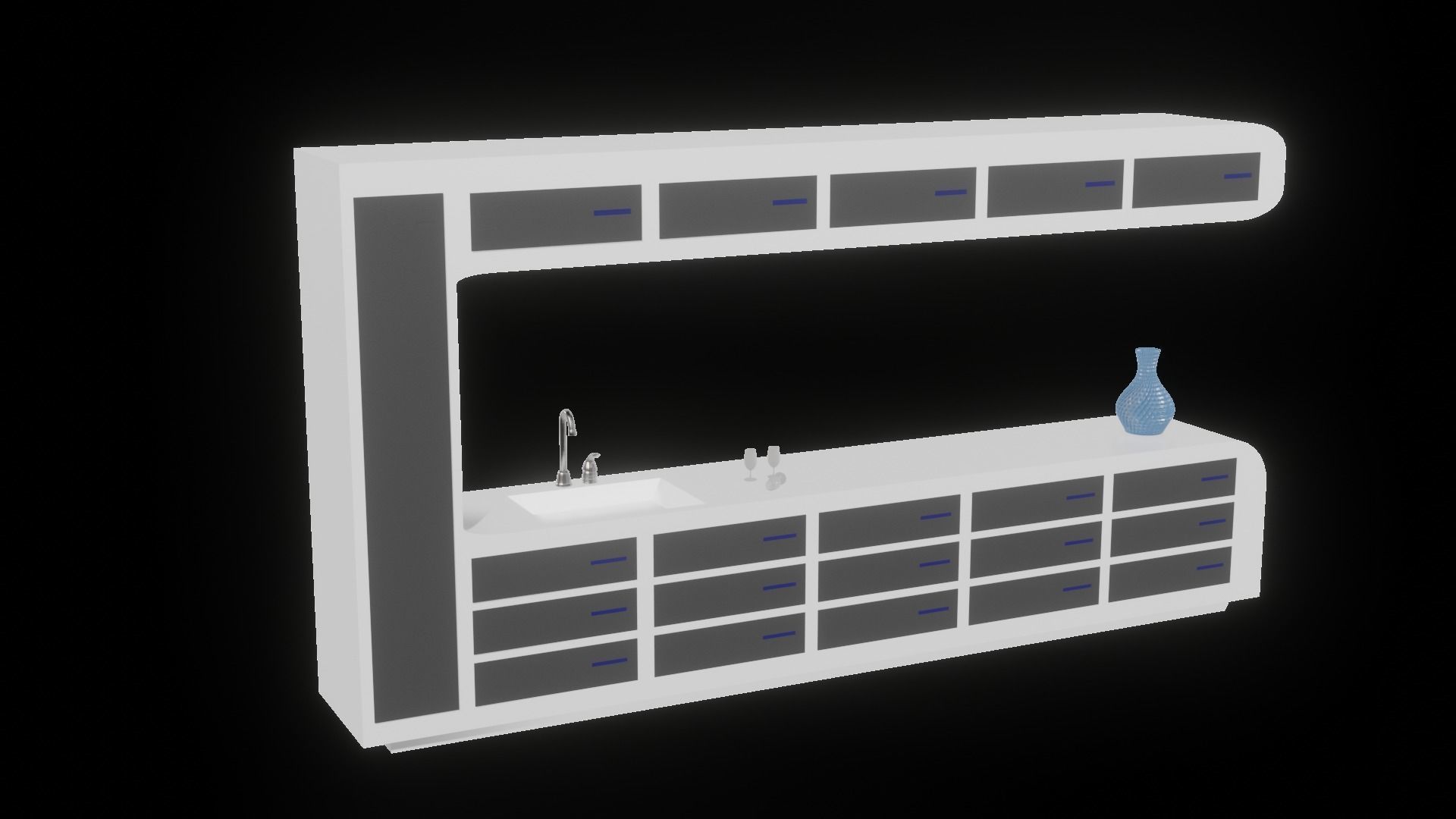 Furniture Assets Low-poly 3D model_1