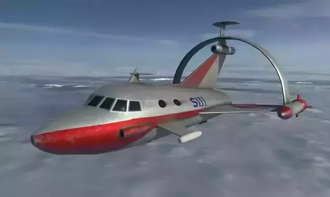 VOTL  ultrman  plane aircraft Low-poly 3D model