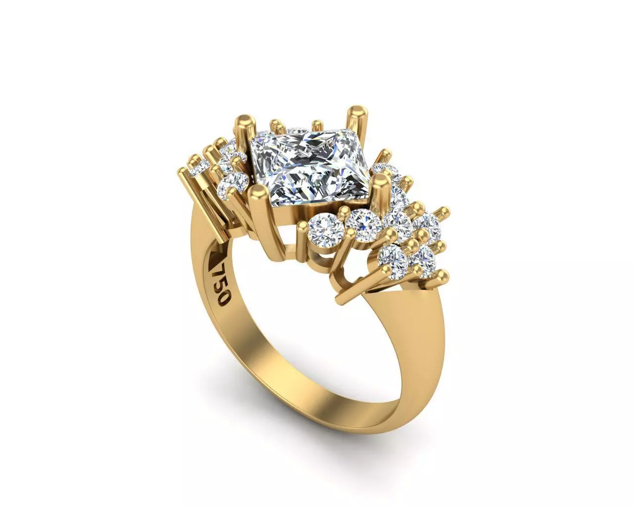 Jewelry ring 403 3D print model