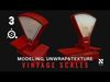 Vintage Scales - Tutorial Included Low-poly 3D model_2