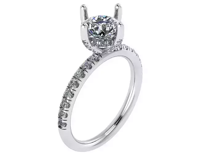 Solitaire Diamond Ring 0984