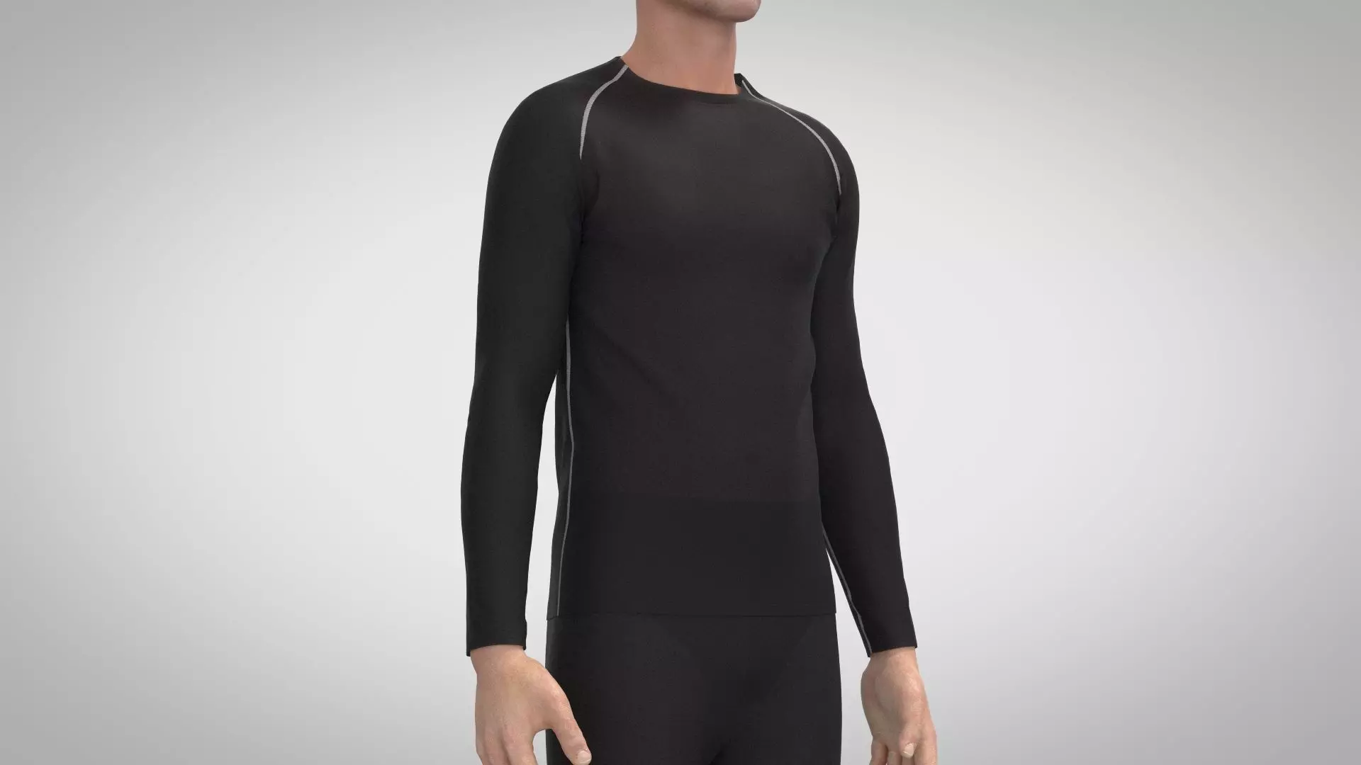Thermal Long Underwear 3D model