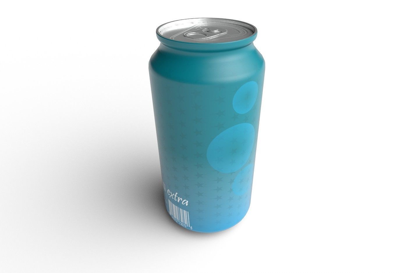 Drink Can Standart 375 ml Low-poly 3D model_8