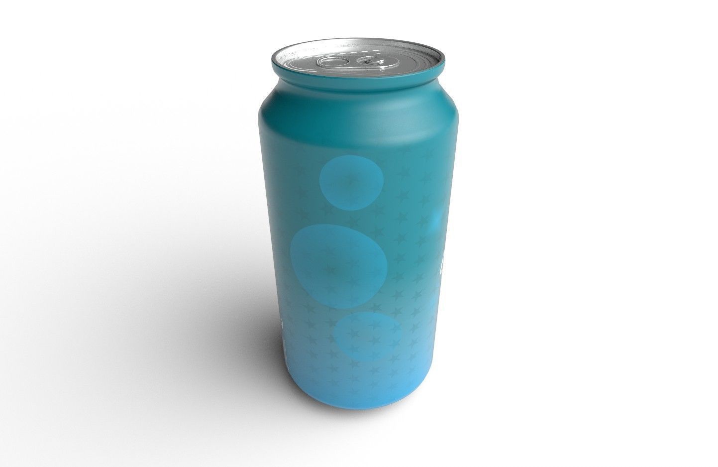 Drink Can Standart 375 ml Low-poly 3D model_9