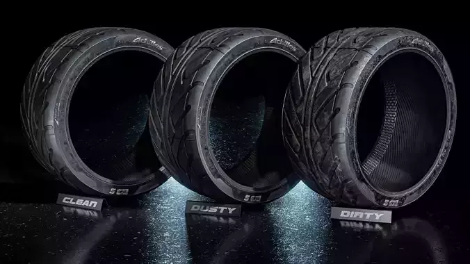 Tire Achilles 123S R18 3 in 1 and Bonus 3D model