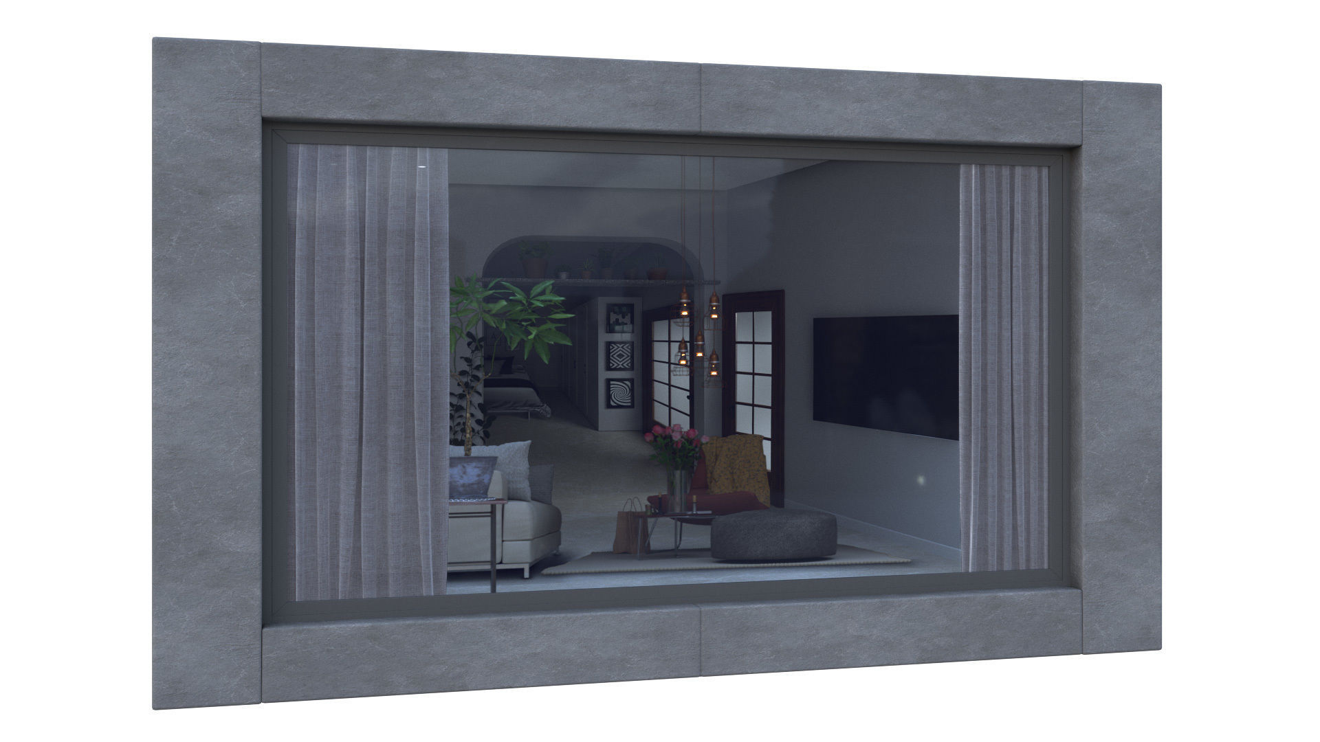 Archmaterials vol 4 - Parallax Maps collection of room interiors Texture_30