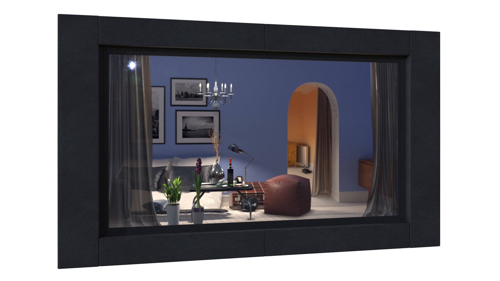 Archmaterials vol 4 - Parallax Maps collection of room interiors Texture_15