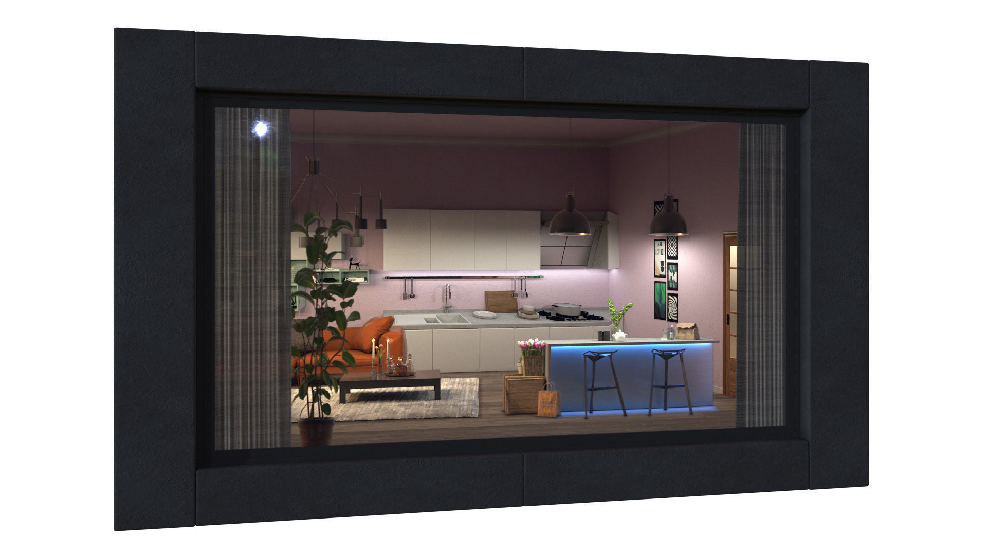 Archmaterials vol 4 - Parallax Maps collection of room interiors Texture_33