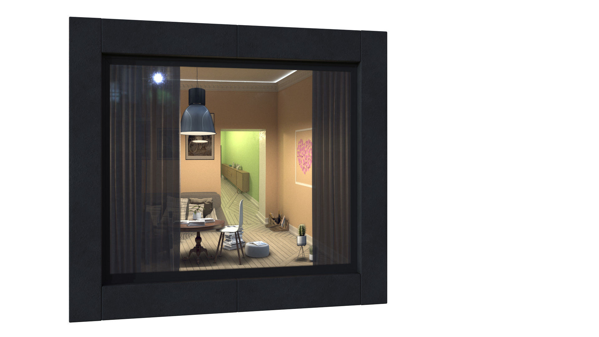 Archmaterials vol 4 - Parallax Maps collection of room interiors Texture_17