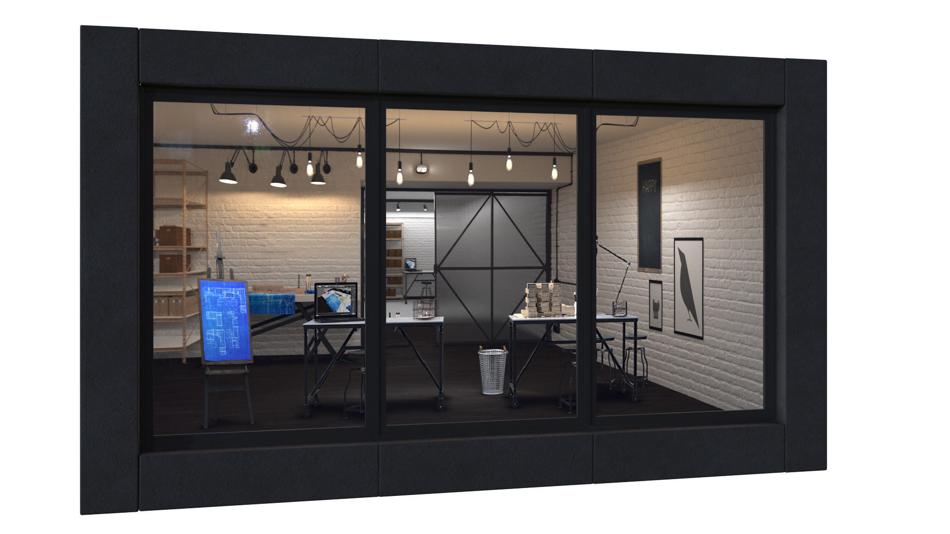 Archmaterials vol 4 - Parallax Maps collection of room interiors Texture_49