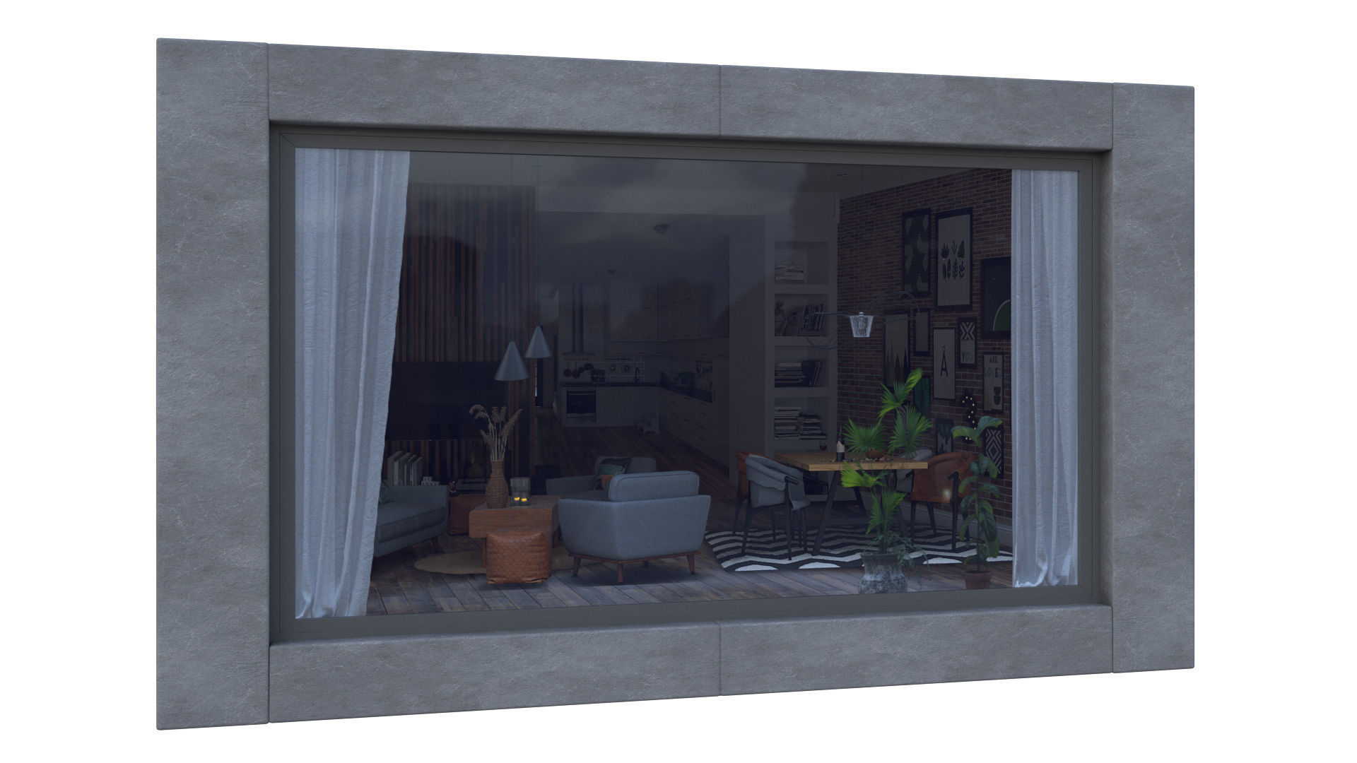 Archmaterials vol 4 - Parallax Maps collection of room interiors Texture_28