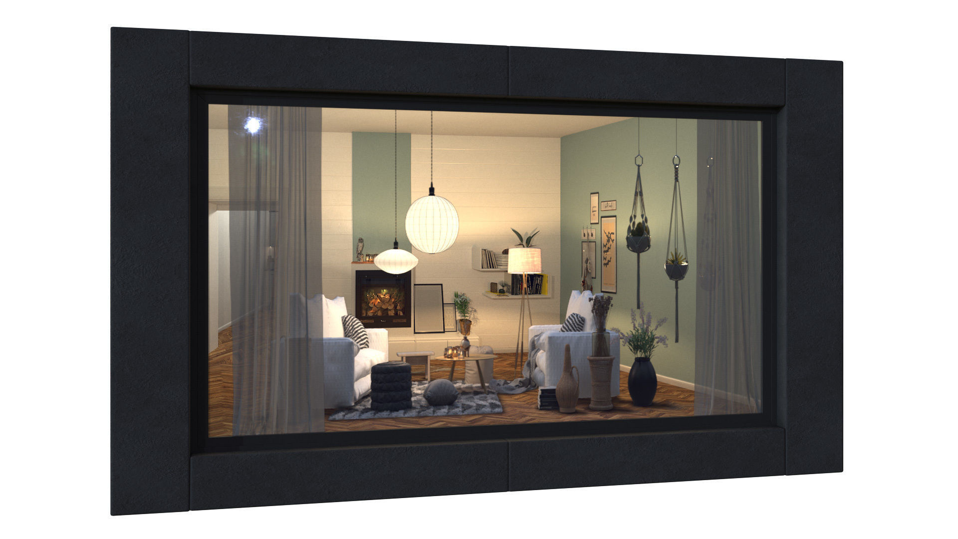 Archmaterials vol 4 - Parallax Maps collection of room interiors Texture_27