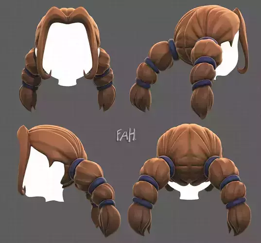 Base Hair for girl V24