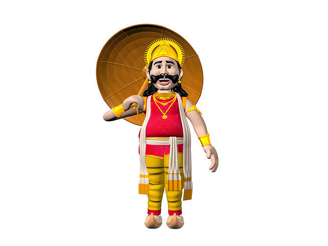 King Mahabali 3D model