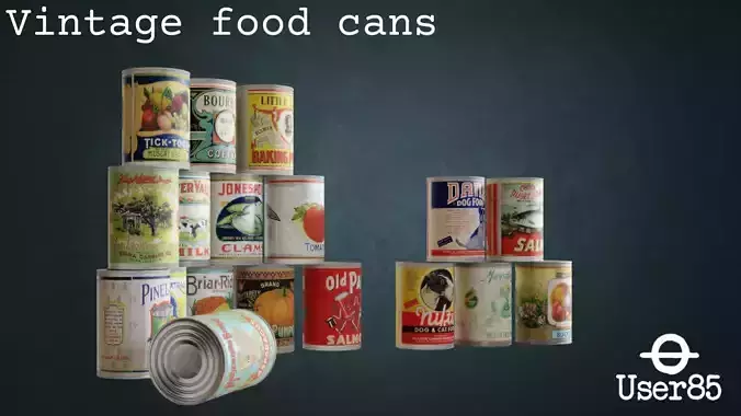 Vintage Food Cans