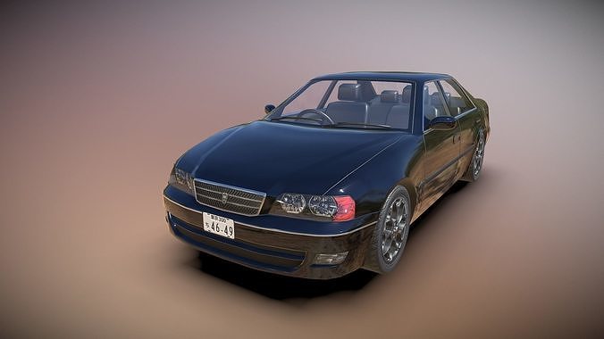 Toyota Chaiser 99 year Low-poly 3D model