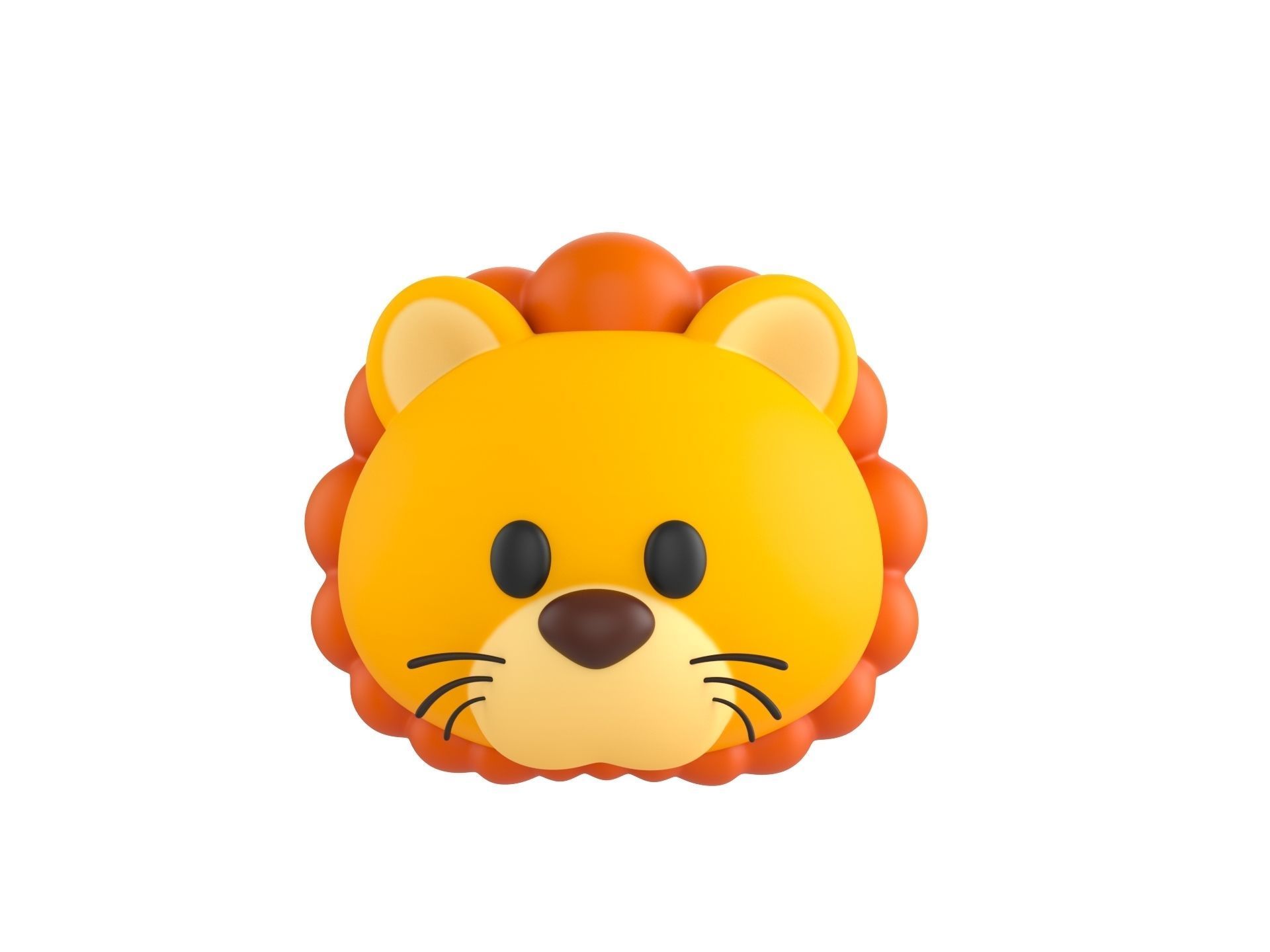 Prop143 Lion Head 3D model_1