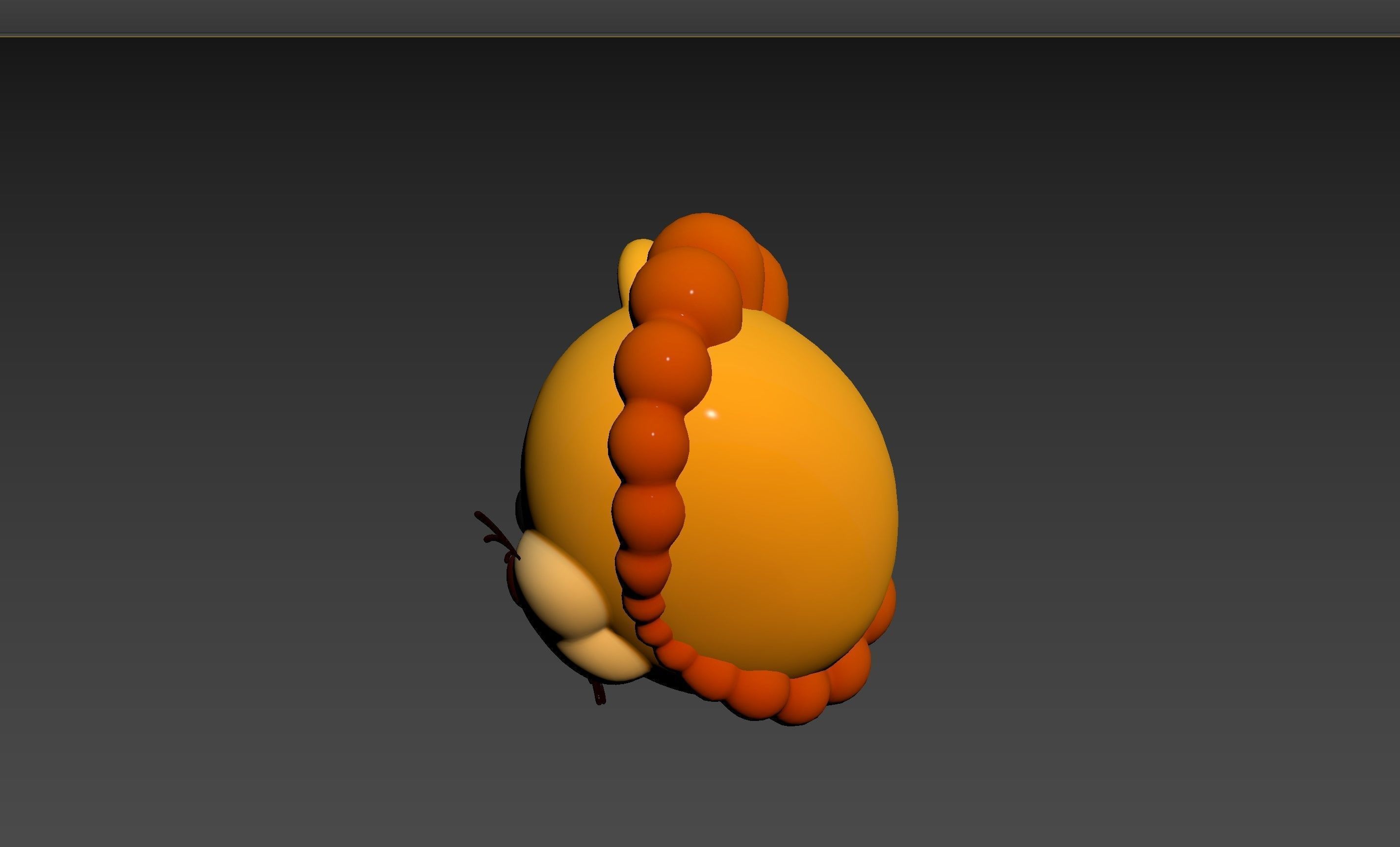 Prop143 Lion Head 3D model_22