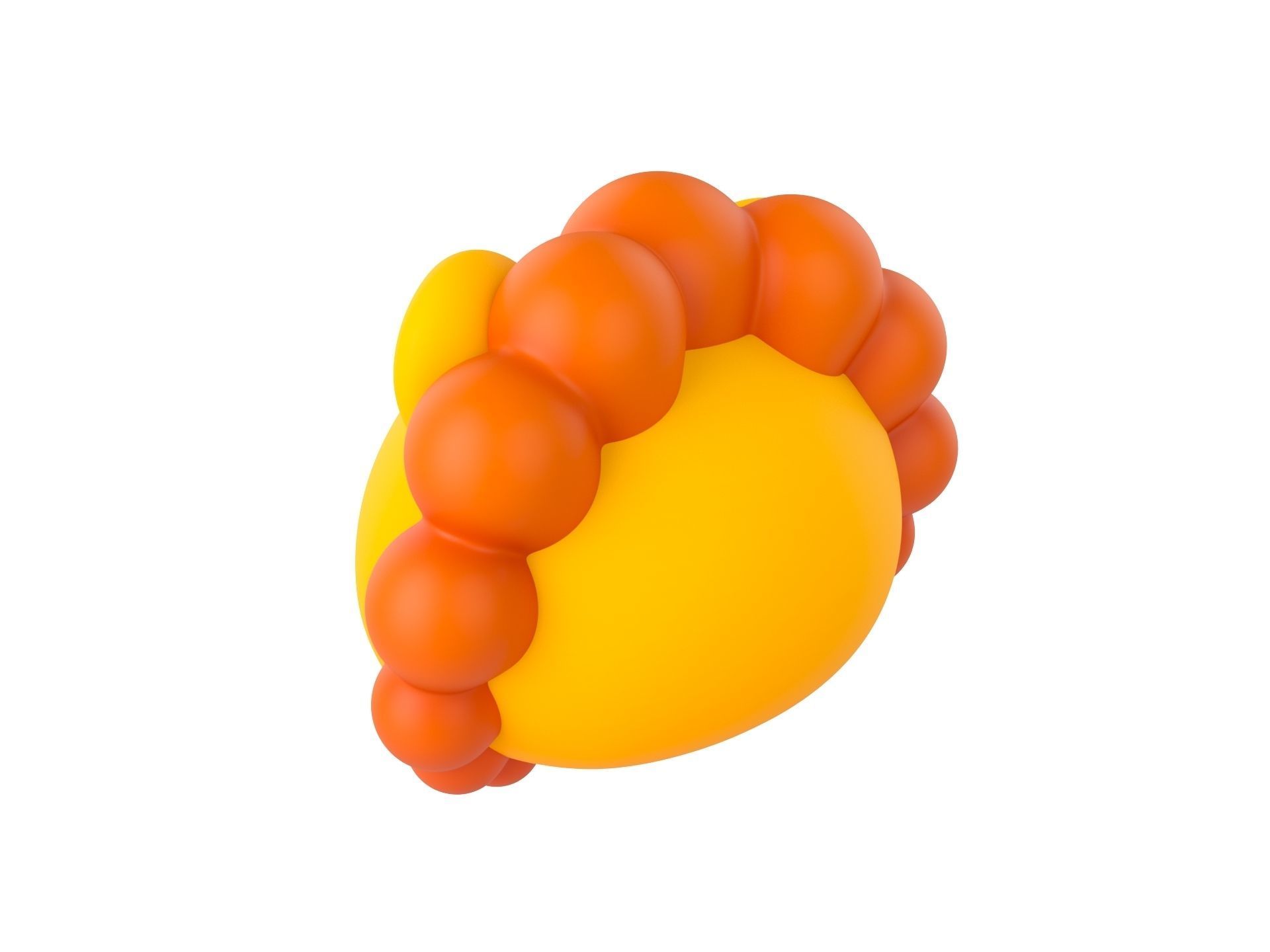 Prop143 Lion Head 3D model_6