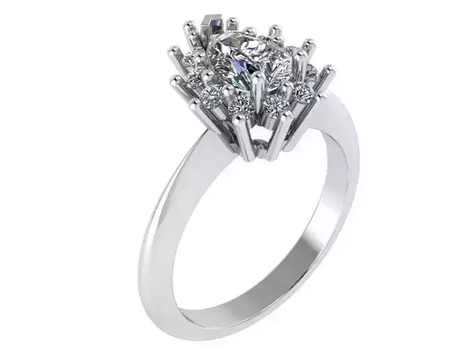 Pear Cluster Ring 1517