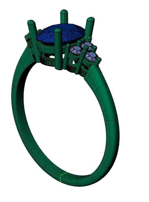 Ring kt121 3D print model_21