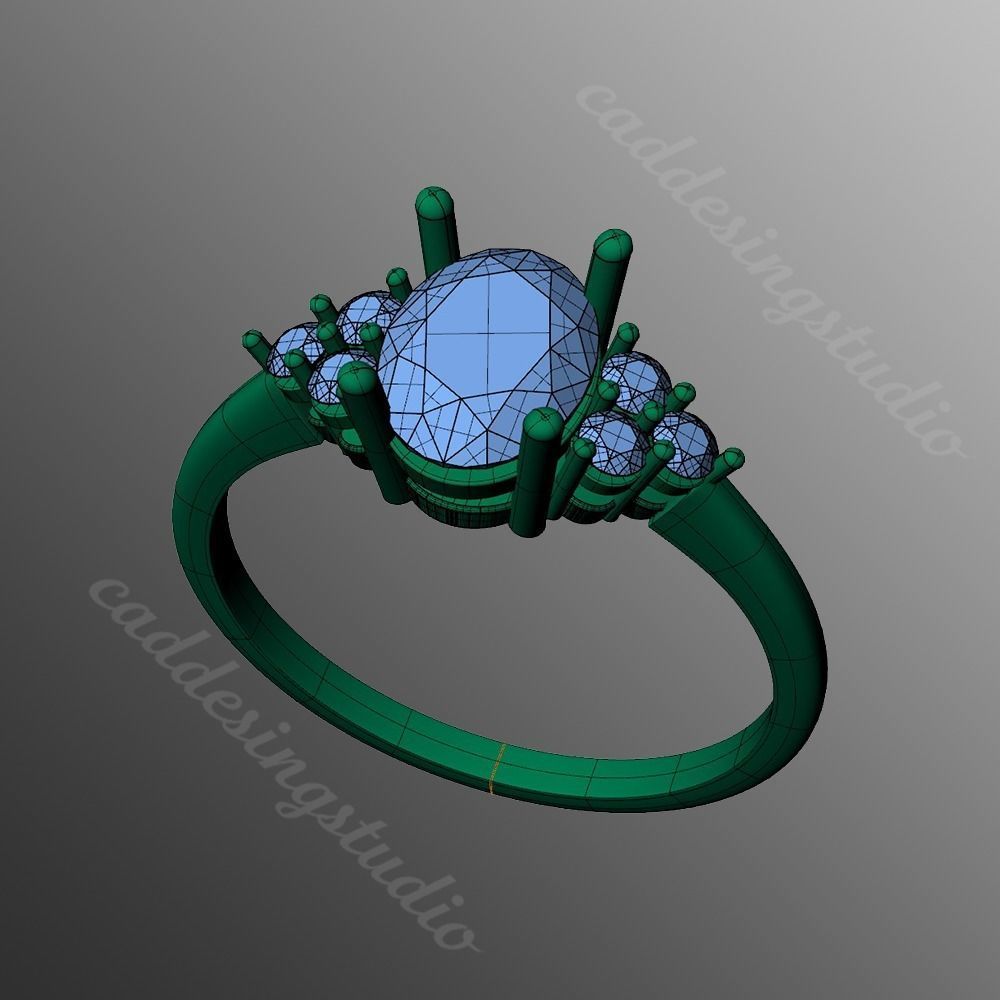 Ring kt121 3D print model_2