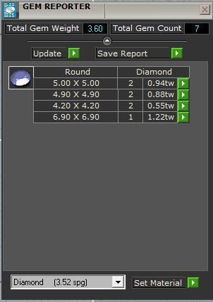Round Diamond Ring 1523 3D print model_5