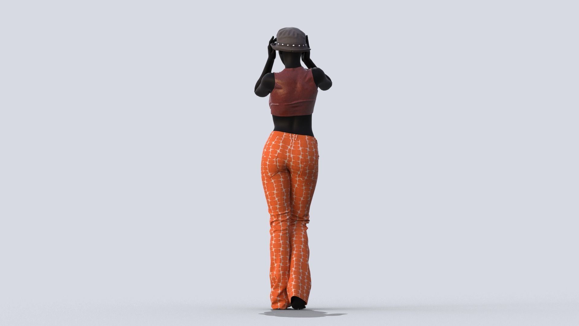 Realistic Female Outfits 3D model_4