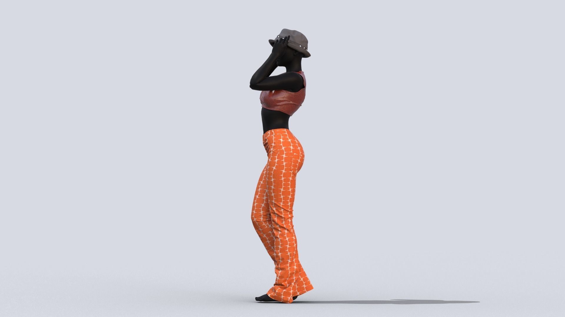 Realistic Female Outfits 3D model_3