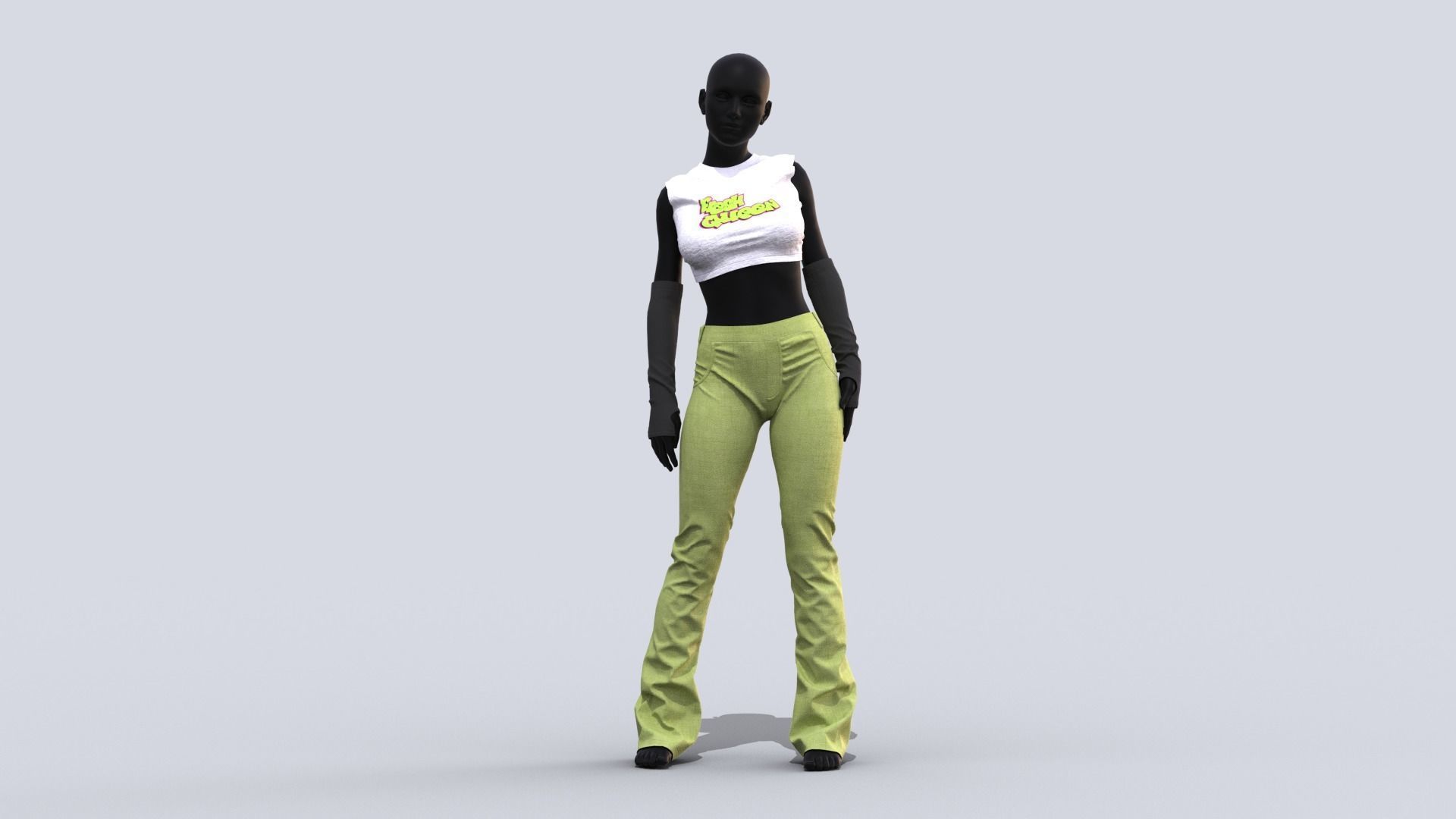 Realistic Female Outfits 3D model_36